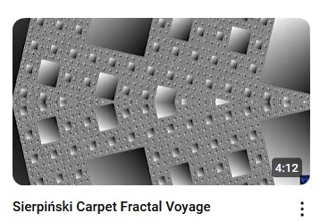 Sierpinski Carpet Fractal Voyage